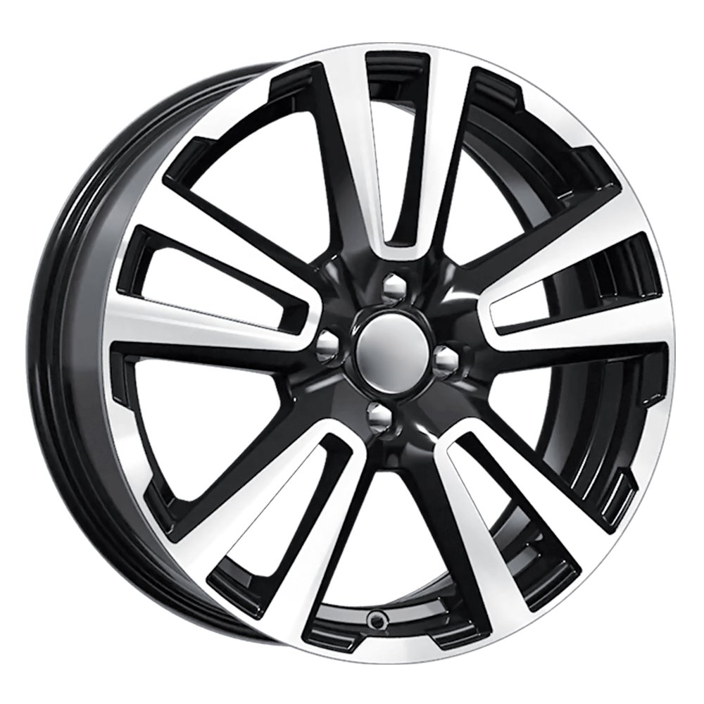 Диск литой 6,5*17 4*100 ET43 60,1 КиК КС874 Алмаз черный