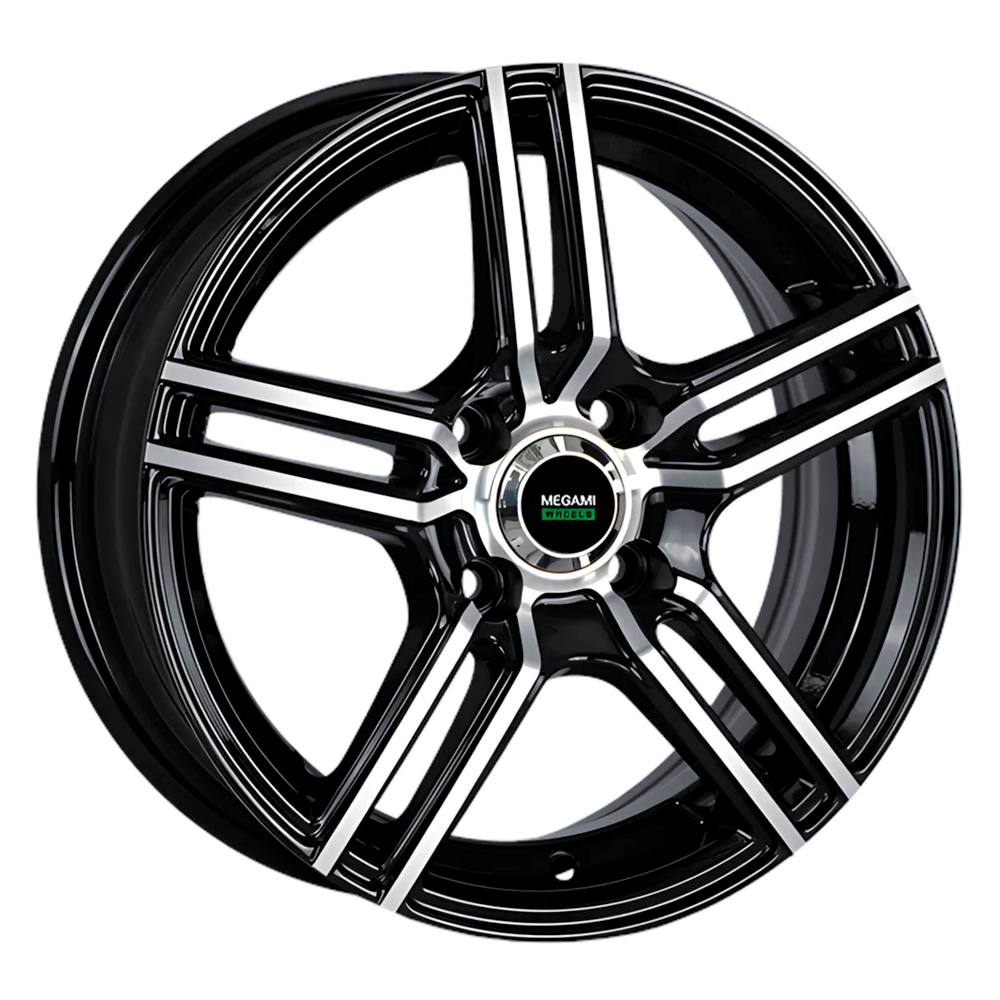 Диск литой 6,0*15 4*100 ET36 60,1 Megami MGM-1 BKF