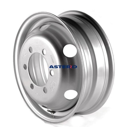 Диск штампованный 5,5*16 6*170 ET106 130 Asterro Silver Газель (усиленный с вентилем 1250 кг)